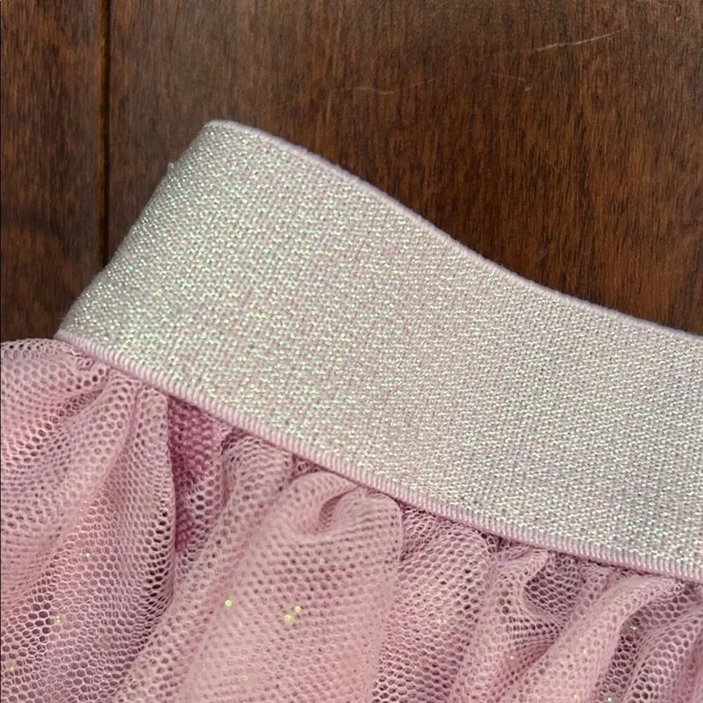 Disney Charming Pink Tulle Minnie Mouse Mini Skirt, Size 7